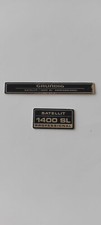 2 PLAQUES SIGNALETIQUE  GRUNDIG 1400  SL SATELLIT