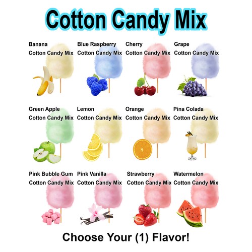 Cotton candy flavoring mix - cotton,