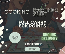 CHEAP COOKING PARTNER Carry 80k Point | FAST RESPONSE - 6 HOURS DELIVERY!