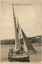 CPA AK MARSEILLE - fishing boat (986581)