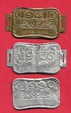 PLAQUES FISCALES DE VELO  LOT