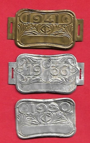 Plaques fiscales velo - fiscales,