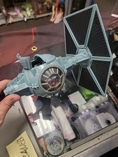 1995 Kenner Star Wars POTF Imperial TIE Fighter 3.75" w/ Pilot  Vehicle PARTS