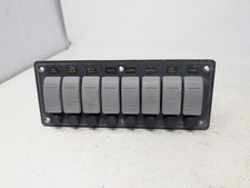 Blue Sea 8261 Contura Switch Waterproof Fuse Panel 8 Position - Slate Grey (93)