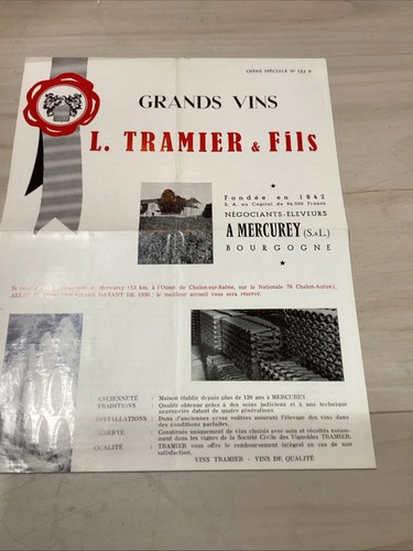 Vieux papiers tarifs vins - tarifs, .