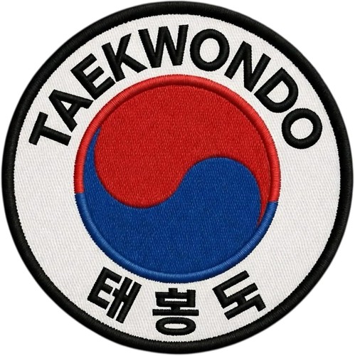 Patch taekwondo broderie