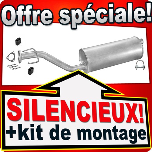 Silencieux intermédiaire pour - silencieux,