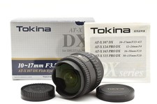 Tokina AT-X Fisheye 10-17 mm f/3,5-4,5 DX pour Nikon F du Japon [Presque comm...