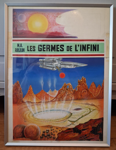 1975 rare gouache - 1975, originale