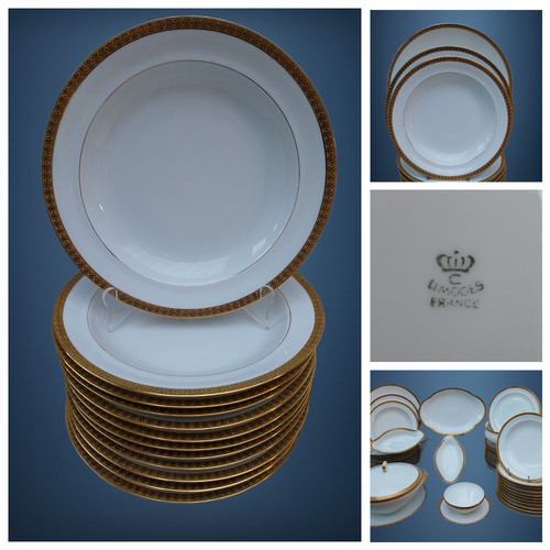 Assiettes plates 25 cm - 12, Ø