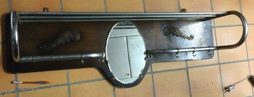 Ancien grand porte manteau - porte,