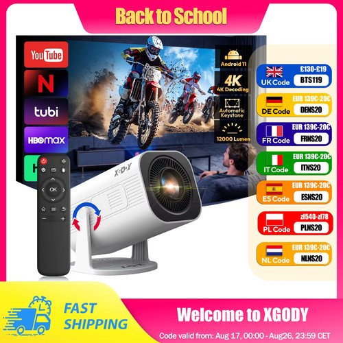 Projecteur xgody gimbal - 3, pro