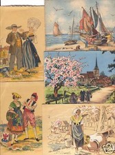 BARRE DAYES FOLKLORE TOPOGRAPHIC  72  Vintage  Postcards pre- 1940 (L5139)