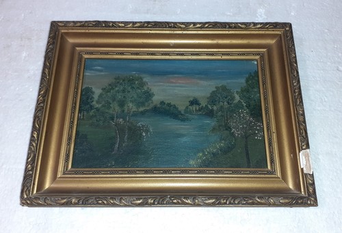 Ancien tableau encadre - ancien,