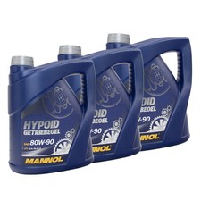 Quad Huile de Transmission Mannol Boite de Vitesse Api Gi 4 Gl 5 Ls 80W-90 3x