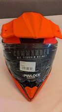 casque moto Airoh commander AIRCM32-M orange fluo matt