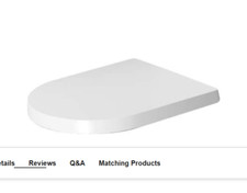 Duravit 0020090000 #85 ME by Starck Elongated Closed-Front Toilet Seat with Soft