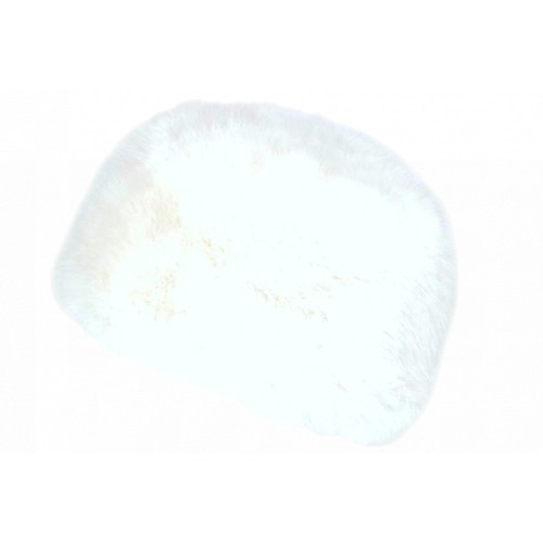 Chapka toque fourrure blanche - chapka,