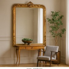 Miroir Ancien Bois Doré