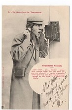 BERGERET PHONE & THEMES wall phone written ALLO