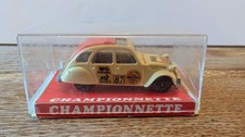 CHAMPION CHAMPIONNETTE CITROEN 2 CV RAID PARIS PERSEPOLIS CIBIE RARE