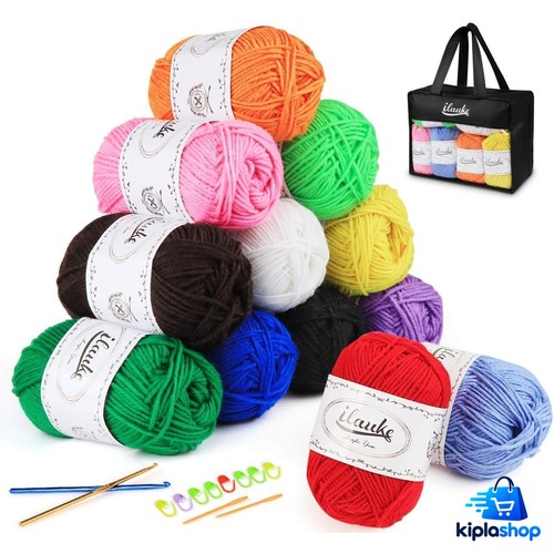 Lot loisirs kit laine crochet