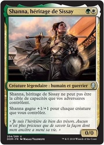 Mtg magic dom shanna - mtg, (x2)