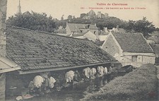 78 - Old postcard Chevreuse (Yvelines) Le Lavoir au bord de l'Yvette / superb
