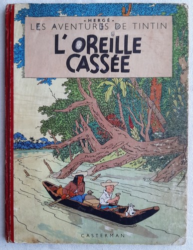 Tintin oreille cassee - tintin,