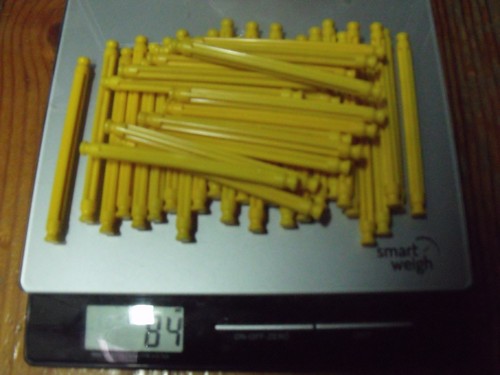 Knex spares jaune tiges - knex,