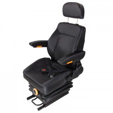 Siège de tracteur avec appui-tête - accoudoirs - ceinture D52548