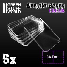 6x Socles Acryliques CARRÉS