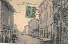 Old postcard 42 Verin Entre du Village Cote Nord