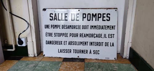 Plaque emaillée ancienne - plaque,