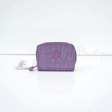 Kipling Tops Mini Wallet Zip Snap Card Case KI0807 Polyamide Purple Passion NWT