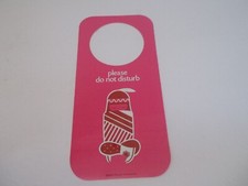 VTG WALT DISNEY PROD Mary Blair Contemporary Resort DO NOT DISTURB Door Hanger