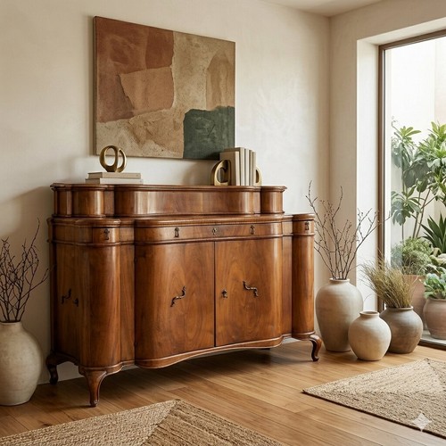 Buffet baroque ancien - en, noyer