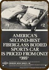 1969 EMPI DUNE BUGGY VW FIBERGLASS CAR VintageLook DECORATIVE REPLICA METAL SIGN