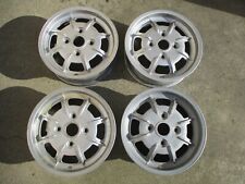 SET of 4 Wheels 15x5.5"  Alloy Mahle 4 Lug  #914-361-115-00  Fits PORSCHE 914-4