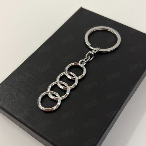 Porte clés audi métal chrome - audi,