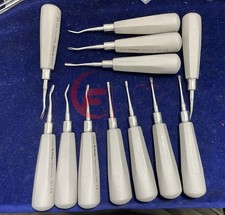 Lot of 9 PCS hu friedy Dental Elevator Combo Apexo E301 E302 E303