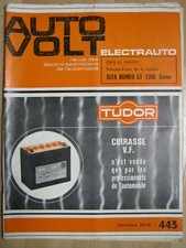 Revue technique Auto Volt -Schéma fiche - Alpha Romeo GT 1300 Junior  - 1972