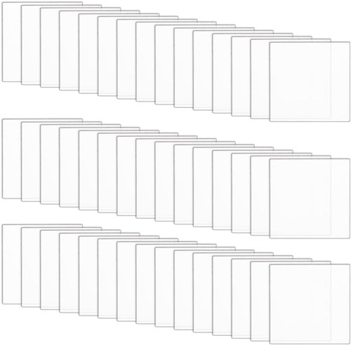 Pcs clear miniature bases - 50,
