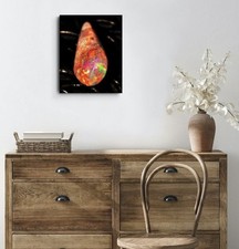 Paintings / photographs mineral theme fire opal unique work