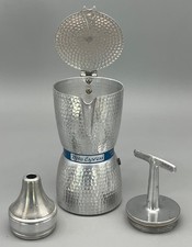 Vtg Nova Express Expresso Brevettata Italian Moka Hammered Coffee Maker 425231