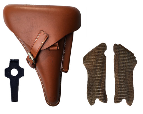 Holster allemand tan p08 - holster, luger