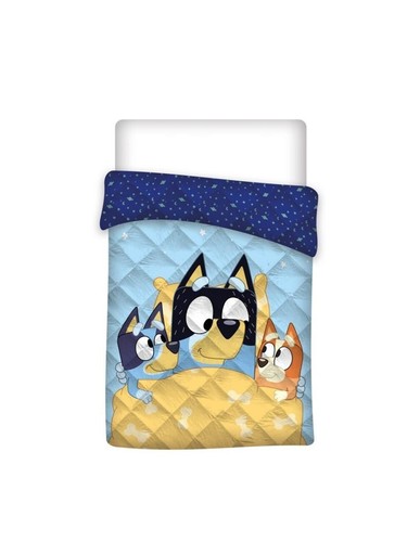 Couette imprimée bluey bleu - couette,