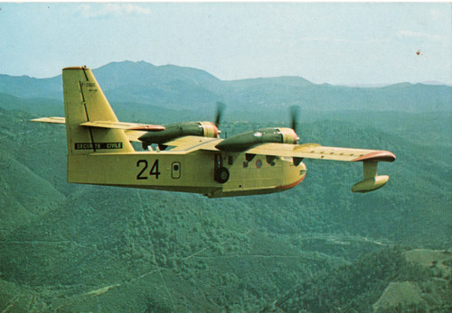 Carte postale canadair - carte,