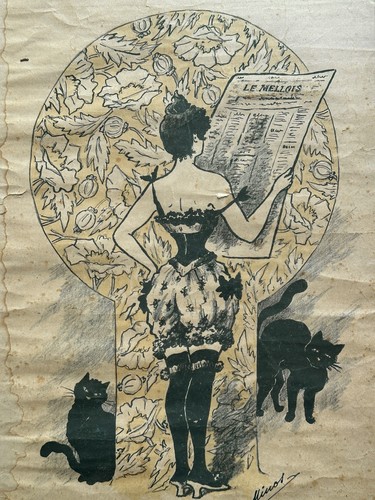Dessin érotique belle - dessin, époque