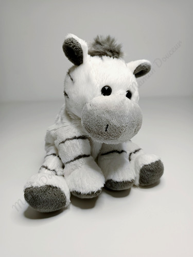 Peluche doudou zèbre blanc - peluche/doudou,